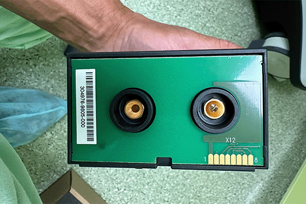 Xenon lamp installation